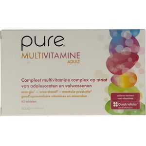Pure Multivitamine volwassenen 60tb