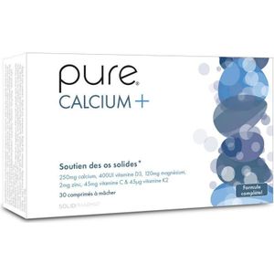 Voedingssupplement - Kauwtabletten - Sinaasmaak - Calcium - Vitamine D3 - K2