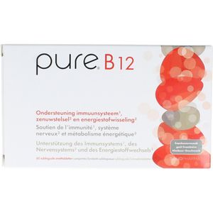 Vitamine B12 - 1000 µg - Sublinguale Smelttabletten - Zoetstoffen - Framboos