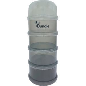Bo Jungle - B-Dose - Melkpoeder Doseerdoosjes - Shady Grey - 4 Compartimenten