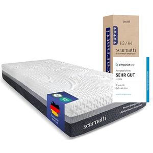 ZINUS Grüntee Memory Foam matras, 7 zones, matras, 180 x 200 cm, hoogte 25 cm, H3-H4 middelhard, boxspringmatras, Öko-Tex gecertificeerd