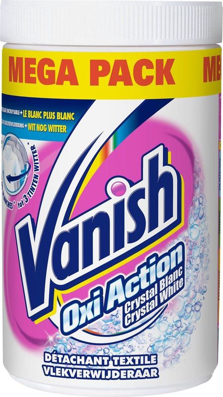 Vanish - Oxi Action - Vlekkenverwijderaar - Wit - Poeder - 1,5 kg