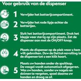 Dettol - Handzeep - Automatische Zeepdispenser - No Touch - met navulling Hydraterende Aloë Vera 250ml - Antibacterieel