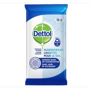 Dettol Vloerdoekjes Cleanser 10 stuks