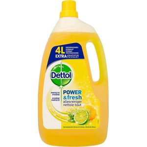 Dettol Allesreiniger Power & Fresh Citroen & Limoen 4000ml