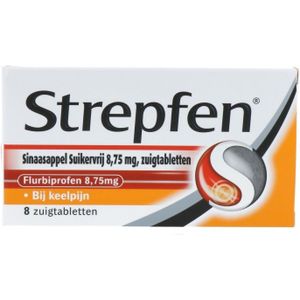 Strepfen - Sinaasappel Suikervij - 8.75 mg Zuigtabletten