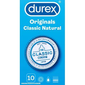 Durex Originals Classic Natural Latex Condooms 10 stuk