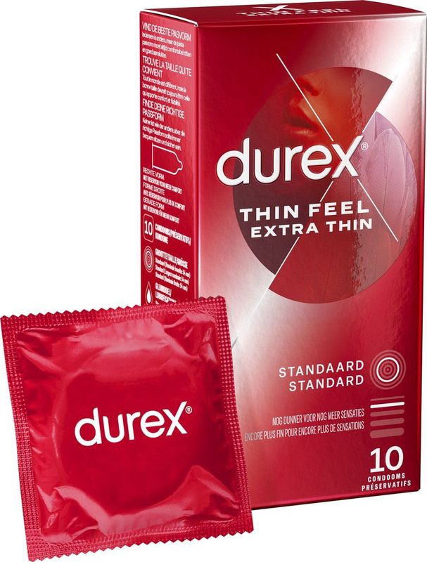 Durex - Condooms Thin Feel Extra Dun 10 st.