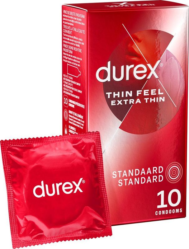 Durex - Condooms Thin Feel Extra Dun 10 st.