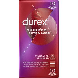 Durex - Condoooms Thin Feel Extra Lube 10 st.