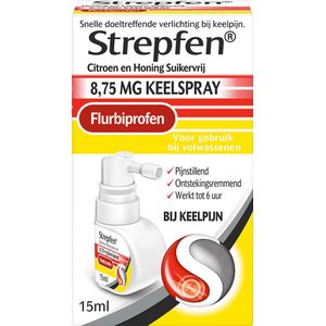 Strepfen Keelspray Citroen & Honing 15 ml