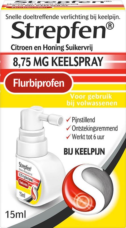 Strepfen Keelspray Citroen & Honing 15 ml