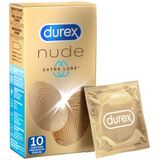 Durex Condooms Nude Extra Lube - 10 stuks