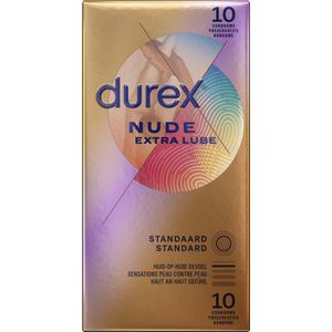2e Halve Prijs: Durex Nude Classics Extra Lube Condooms - 2e Halve Prijs