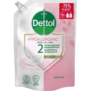 Dettol Handzeep Sensitive-Zacht voor de Huid-Antibacterieel-Dermatologisch Getest
