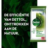 2+2 gratis: Dettol Reinigingsdoekjes Tru Clean Eucalyptus & Lime 48 stuks