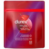 Durex Condooms - Thin Feel Extra Lube - Dun met Extra Glijmiddel - 40 stuks - Voordeelverpakking