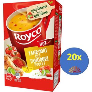 Soep Royco Kip Tandoori 20 Zakjes - Doos A 20 Zak