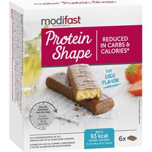 Modifast Protein Shape Reep Cocos - 6 stuks
