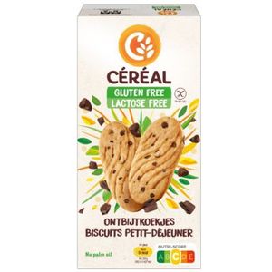 Céréal - Ontbijtkoekjes - 200 gr - Rijst- en Maïsmeel - Chocolade - Glutenvrij - Lactosevrij