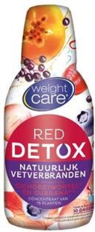 Weight Care Detox siroop red vetverbrandend 500 Milliliter