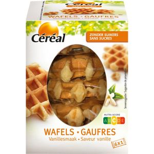 6x Céréal Wafels Vanille 150 gr