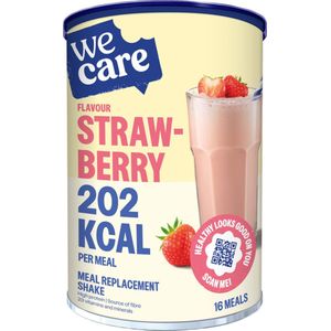 WeCare - Meal Replacement Shake - Aardbei - 436 gr