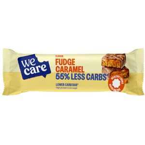 WeCare Lower carb bar fudge caramel 60gr