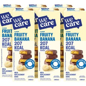 WeCare Meal replacement Bars fruity banana 6 x 2 repen