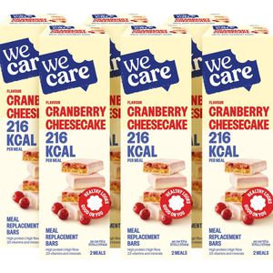 WeCare Meal replacement Bars cranberry cheesecake 6 x 2 repen