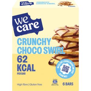 8x WeCare Bars Crunchy Choco Swirl 78 gr