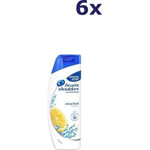 Head & Shoulders - Citrus Fresh - Shampoo - 6 x 250 ml - Voordeelverpakking
