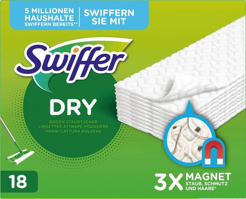 Swiffer Floor Dry navulling 18st