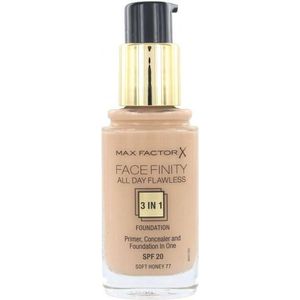 Max Factor Facefinity All Day Flawless 3-in-1 Liquid Foundation - 077 Soft Honey