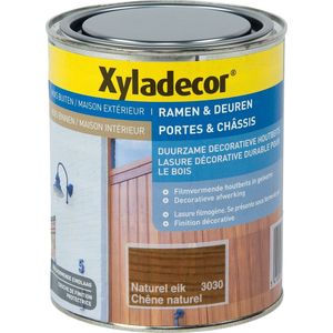 Xyladecor ramen en deurne 0.75 l "" Naturel eik