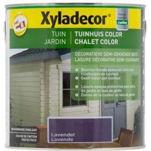 Xyladecor houtbeits 'Tuinhuis Color' lavendel mat 2,5 L