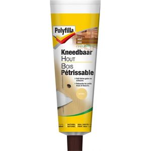 Polyfilla - Kneedbaar Hout - Naturel - Polyfilla - 75 G