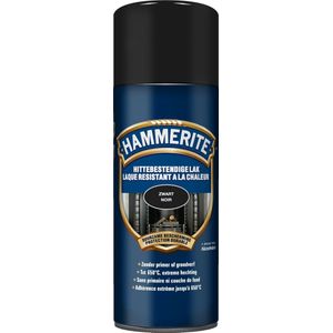Hammerite Hittebestendige Lak - Spray - Zwart - 0.4L