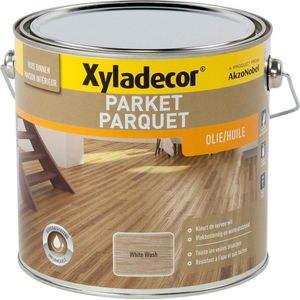 Uitverkoop Xyladecor Parketolie - White wash - 2.5 L