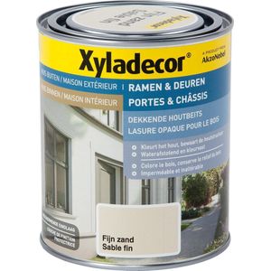 Xyladecor Ramen & Deuren Dekkende Beits - Fijn zand - 0,75 L