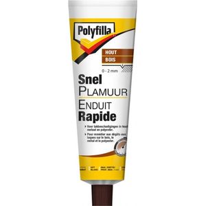 Polyfilla Sneldrogende Houtplamuur - Wit - 200 G