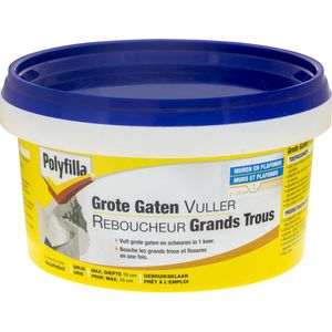 Polyfilla - Grote Gatenvuller - Grijs - 500 G