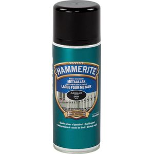 Hammerite Metaallak - Spray - Satin - Zwart - 0.4L