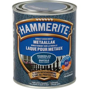 Hammerite Metaallak - Hamerslag - Donkerblauw - 0.75L