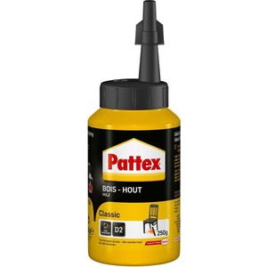 Pattex Houtlijm Classic 250 g | Houtlijm voor Universeel Verbruik | Lijm Geschikt voor Alle Soorten Hout.