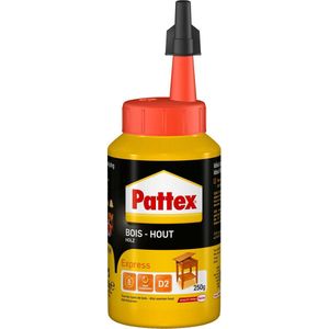 Pattex Houtlijm Express 250 g | Sneldrogende Houtlijm voor Alle Klussen | Houtlijmen voor Sterke Hechting.