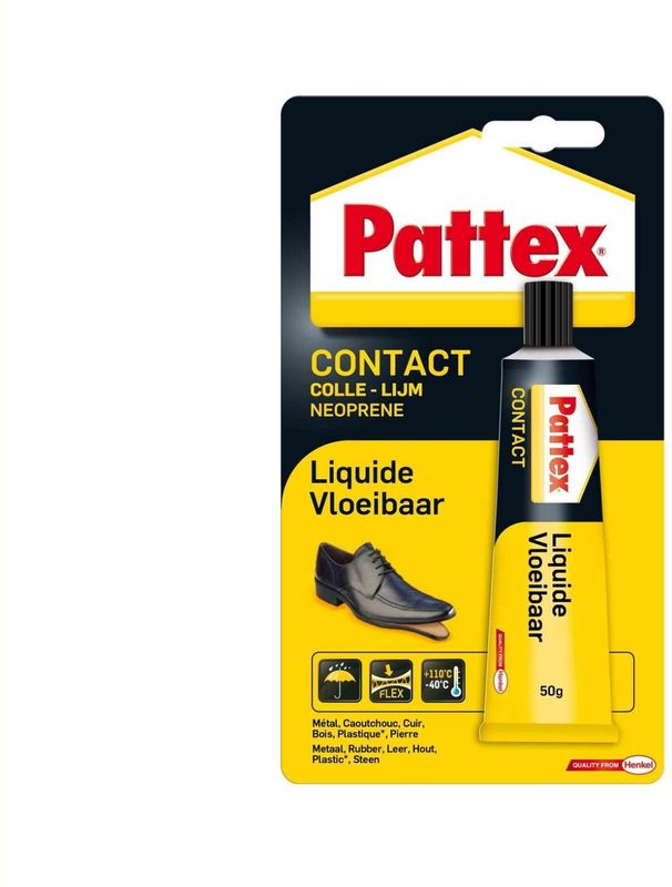 Pattex - Contactlijm - Transparant - Waterproof - Flexibel