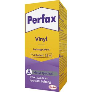 Perfax metyl speciaal behanglijm/behangplaksel 180 gram - Behangset