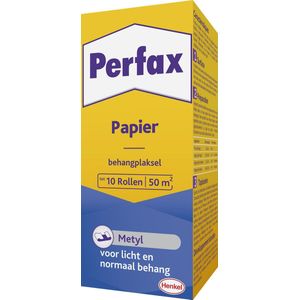 1x Pakken Perfax metyl behanglijm voor licht tot normaal behang 125 gram