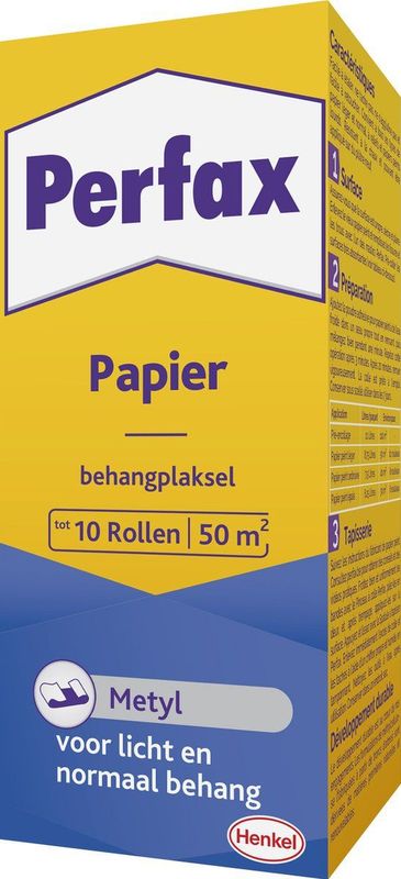 Perfax - Behangplaksel Metyl - Behanglijm - 125gr